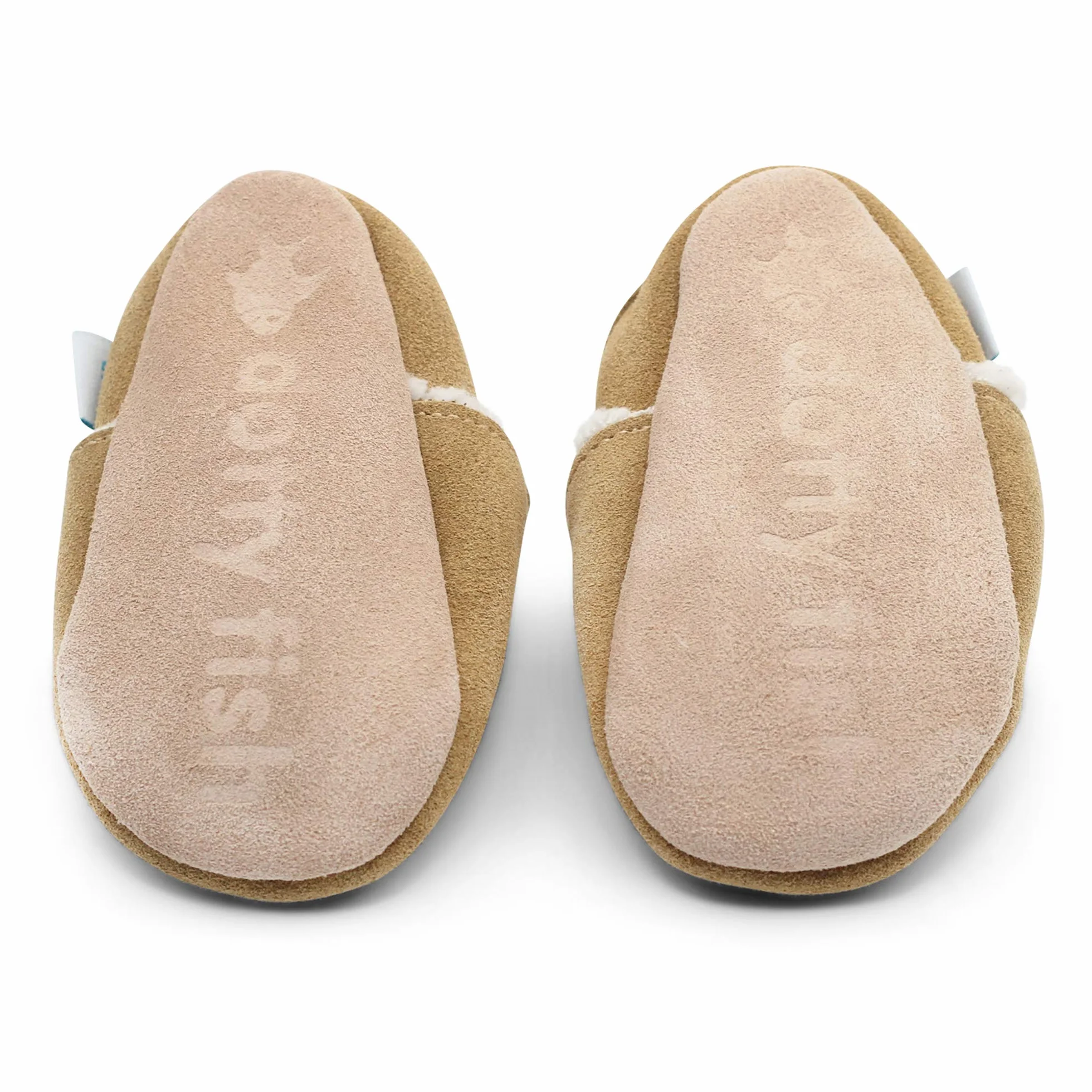 Dotty Fish Calzado Minimalista para bebés y niños. Zapatos Unisex de Piel Suave con Suela Antideslizante. Ligeros, Flexibles, Respirable y aprobados por podólogos. Tobillo elástico. De 0 a 4 años