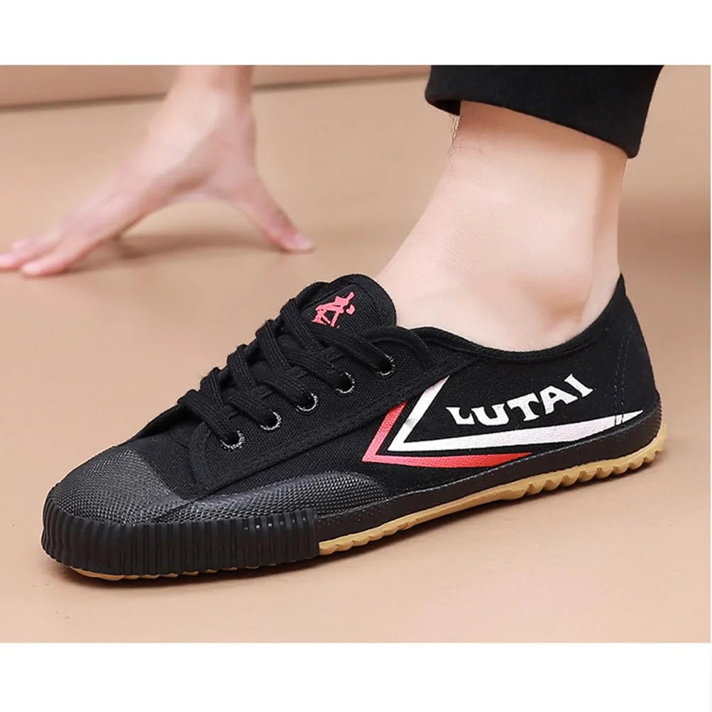 Zapatos De Artes Marciales Aldult Unisex Tai Chi Kung Fu Zapatillas De Deporte De Lona Qigong Zapatillas De Deporte De Lona Bajas