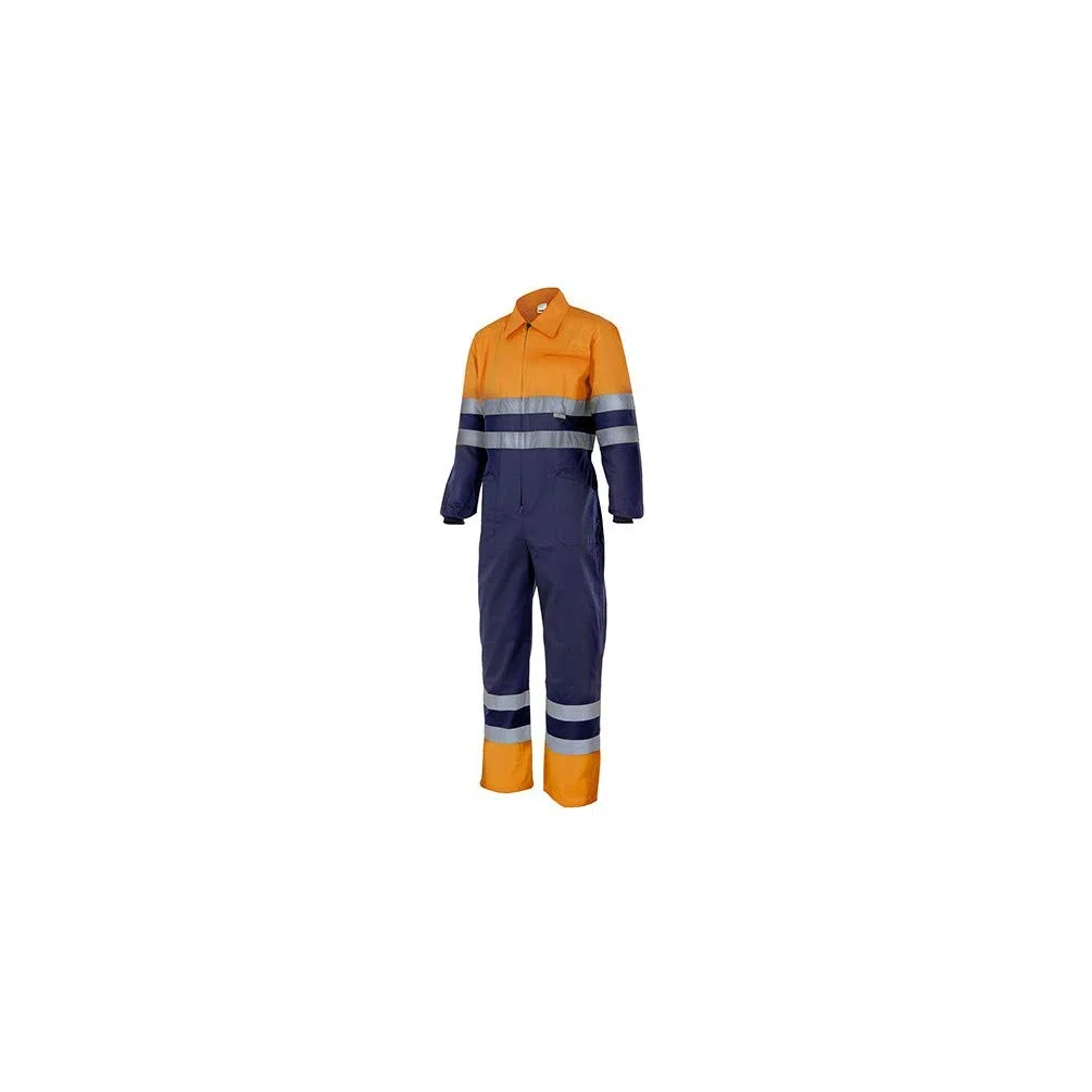 VELILLA Mono Bicolor Alta Visibilidad Serie 151| Ropa Laboral | Calidad en los Tejidos | Máximas garantías