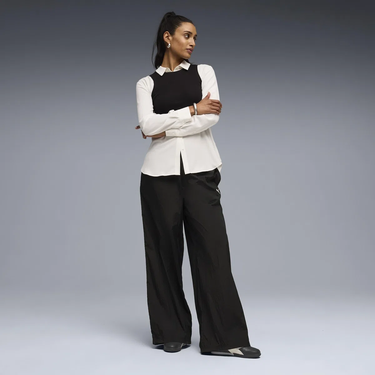 PUMA Sport Relaxed Woven Pants Op - Pantalones Tejidos Mujer