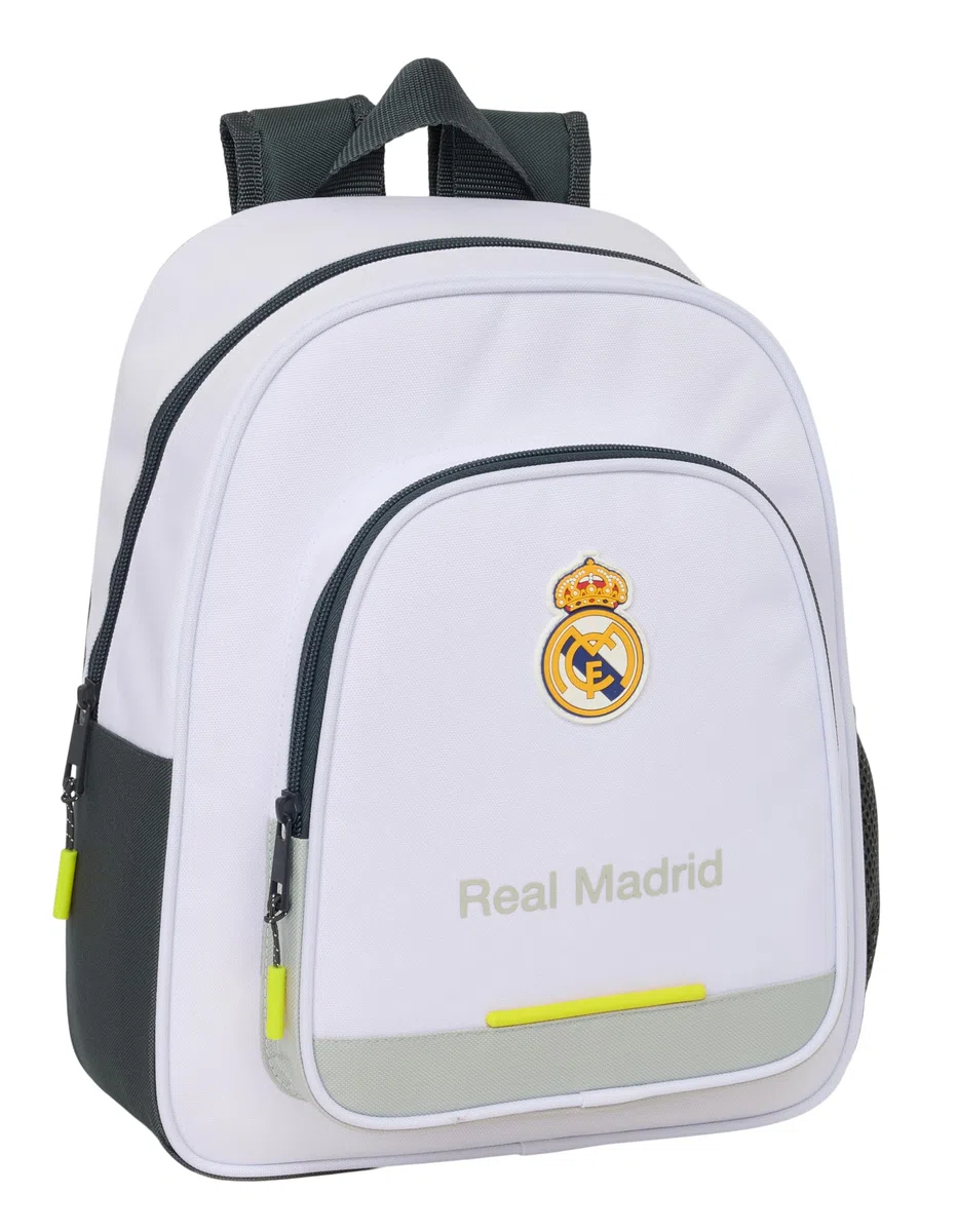 REAL MADRID EQUIPACIÓN 25/26 - Mochila Safta Infantil, Ideal para Niños de Diferentes Edades, Cómoda y Versátil, Calidad y Resistencia, 28x10x34 mm