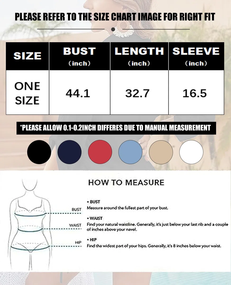 Vestido de Playa para Mujer Camisolas de Playa Cuello en V Camisa Suelto de Bikini Cover Up Color Sólido Casual Blusa con Botón Ropa de Baño Playeros