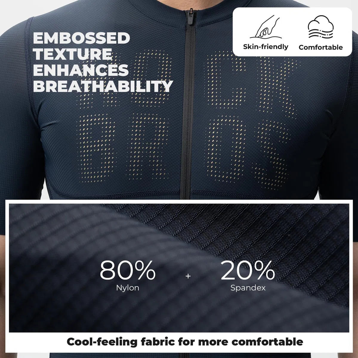 ROCKBROS Maillot Ciclismo Manga Corta para Hombre, Ropa de Ciclismo Verano Transpirable Secado Rápido, Jersey de Ciclismo con 3 Bolsillos para MTB Bicicleta de Carretera