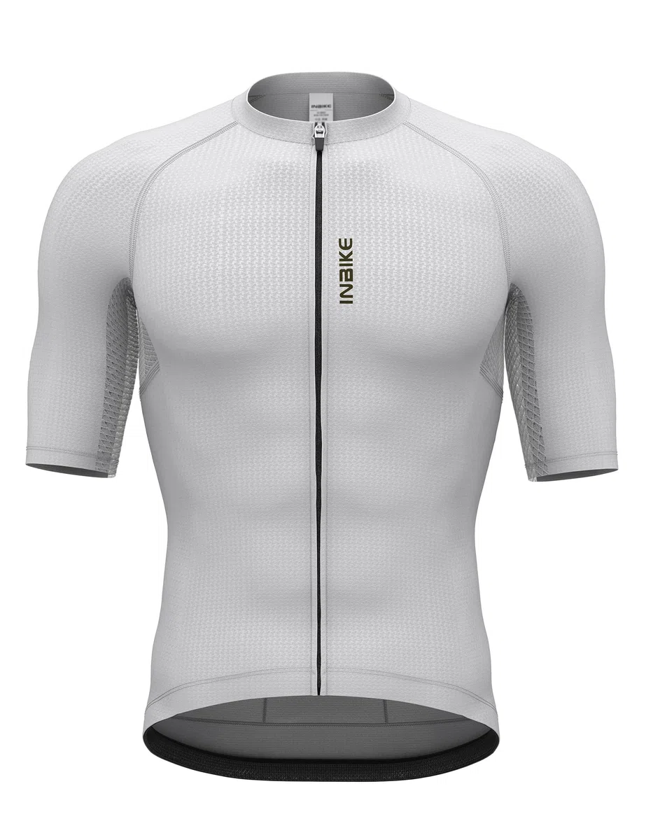 INBIKE Maillot Ciclismo Hombre Bici Transpirable 3 Bolsillos Traseros Tejido Transpirable Secado Rápido, Banda Antideslizante, Ropa Ciclista para Ruta y MTB