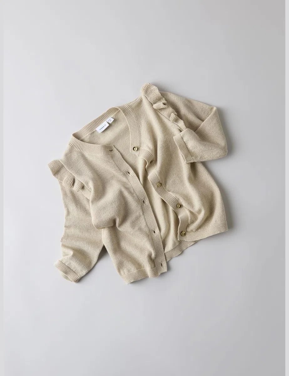 NAME IT Nmfabinne LS Knit Card Noos para Niñas