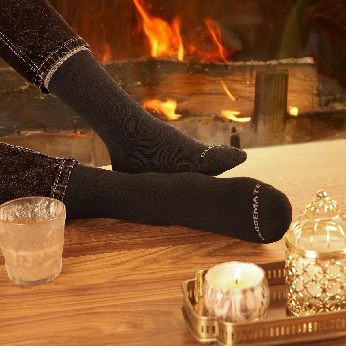 CLOSEMATE Calcetines Invierno Térmicos Hombre Mujer 5 Pares Largos Algodón Antisudor Antiampollas Absorción de Impactos Altos Gruesos Frío Extremo Para Trekking Senderismo Ciclismo