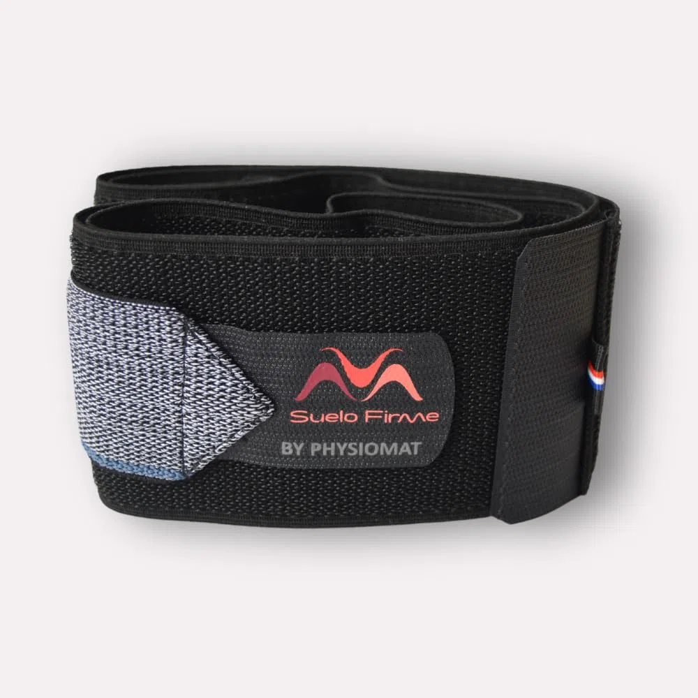 Cinturón pélvico mujer embarazo. Faja Lumbar postura correcta. Cinturón de Maternidad by Physiomat. Hecho en material muy elástico y ajustable, sujeción firme. Talla única. 120x8 cms.