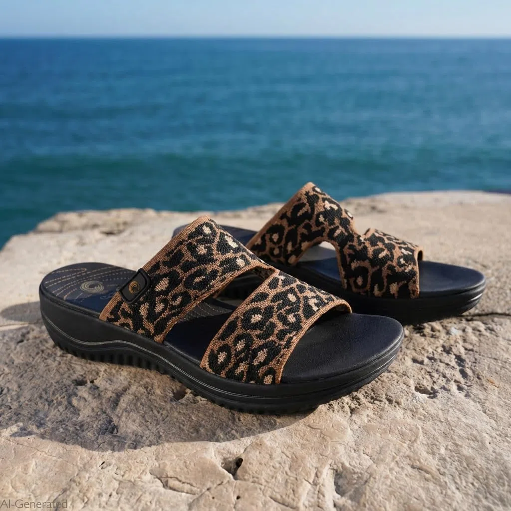 Jana Coshy Wedge/Plat Mule 8-27270-43, Sandalia con talón Mujer
