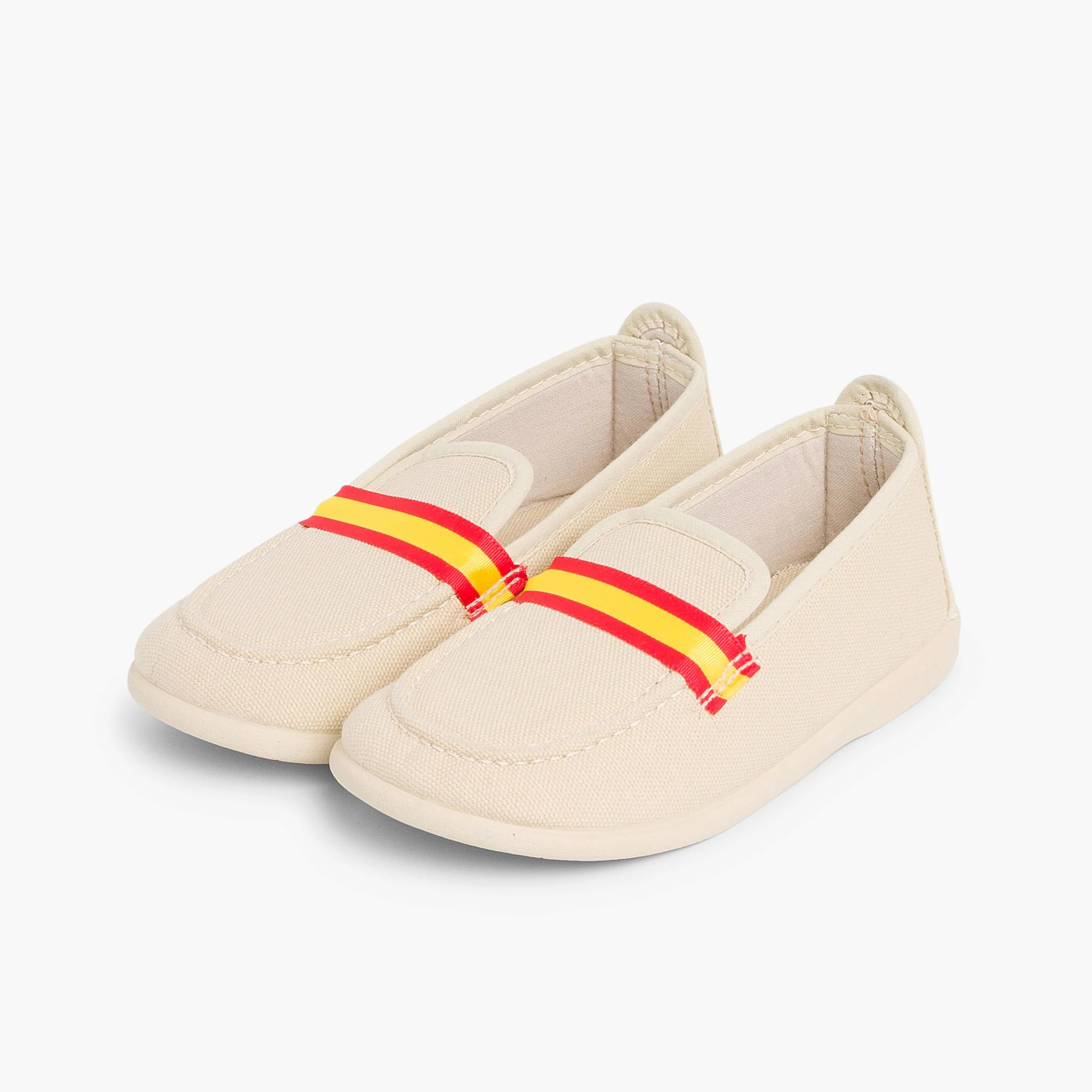Pisamonas Mocasines Niño Tela Bandera Tallas Altas