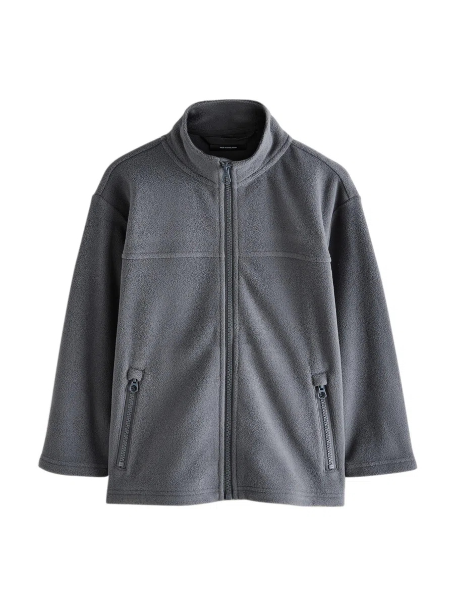 NEXT Niños Chaqueta de forro polar con cremallera y bolsillos