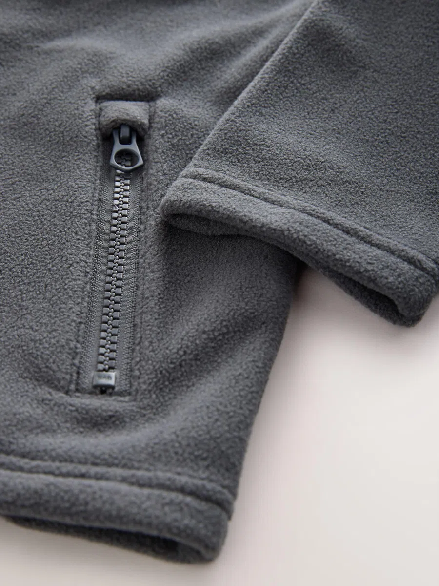 NEXT Niños Chaqueta de forro polar con cremallera y bolsillos