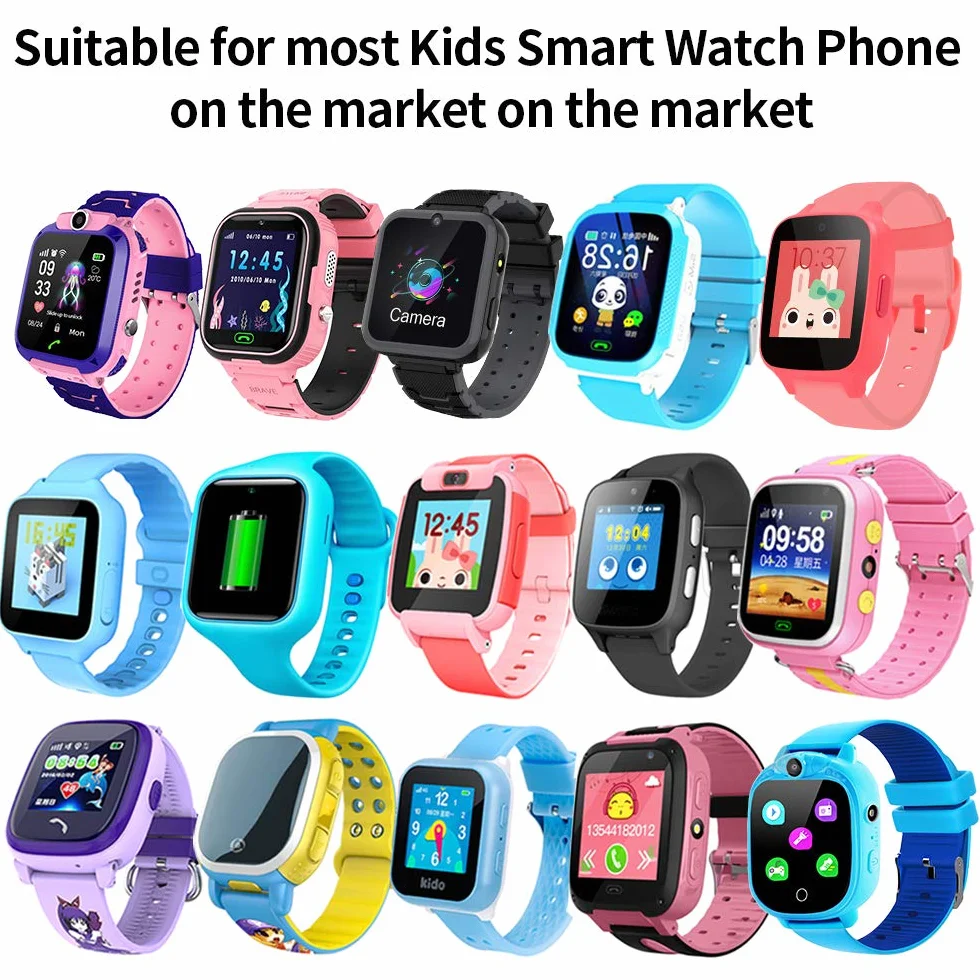 Kids Smart Watch Bandas de repuesto para de 20mm,compatible con PTHTECHUS CPROGRACE INIUPO YENISEY Silicona Correa de reloj,regalo para niñas y estudiantes
