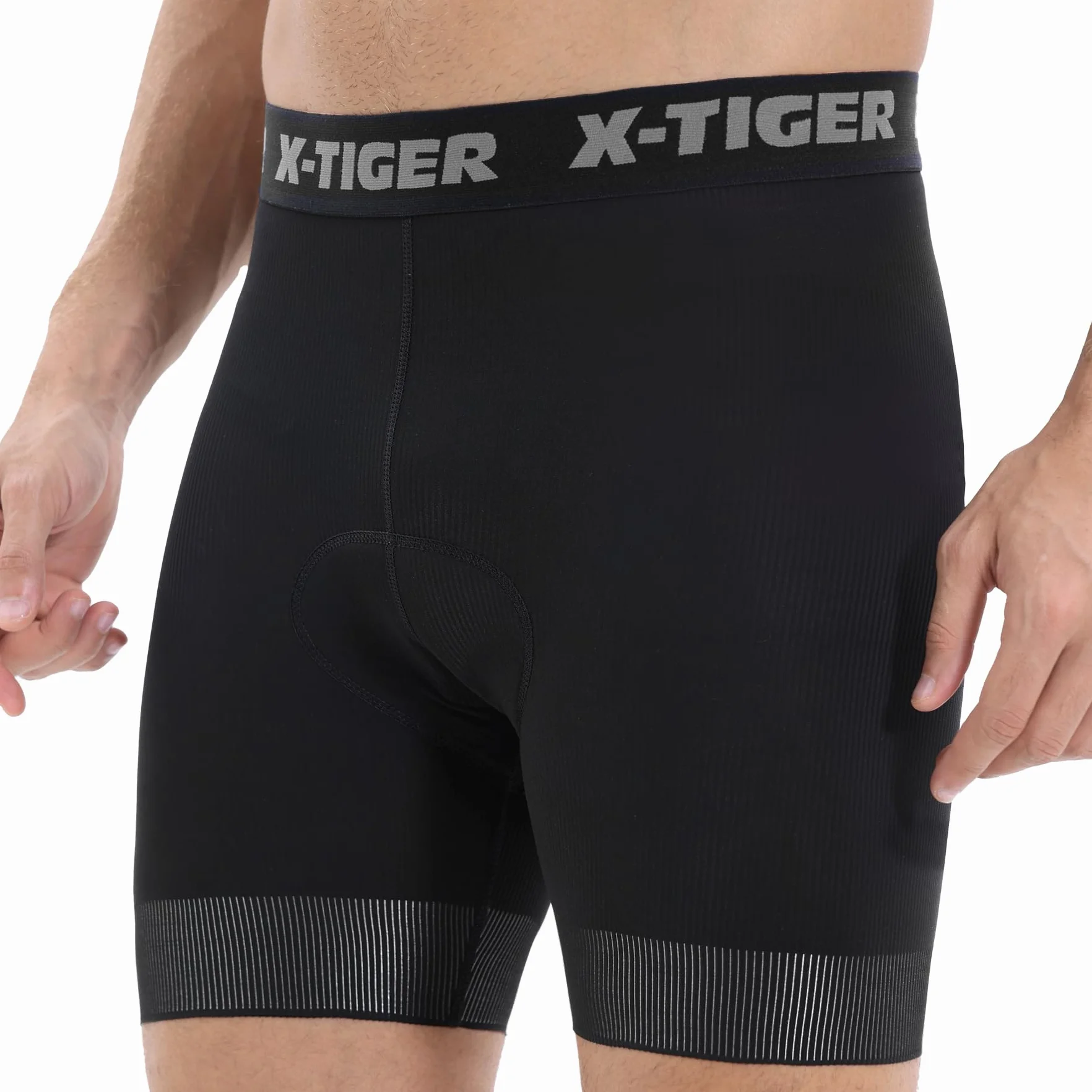 X-TIGER Culotte Ciclismo Hombre 5D Gel Acolchado Ropa Interior de Bicicleta MTB Pantalon Ciclismo Hombre