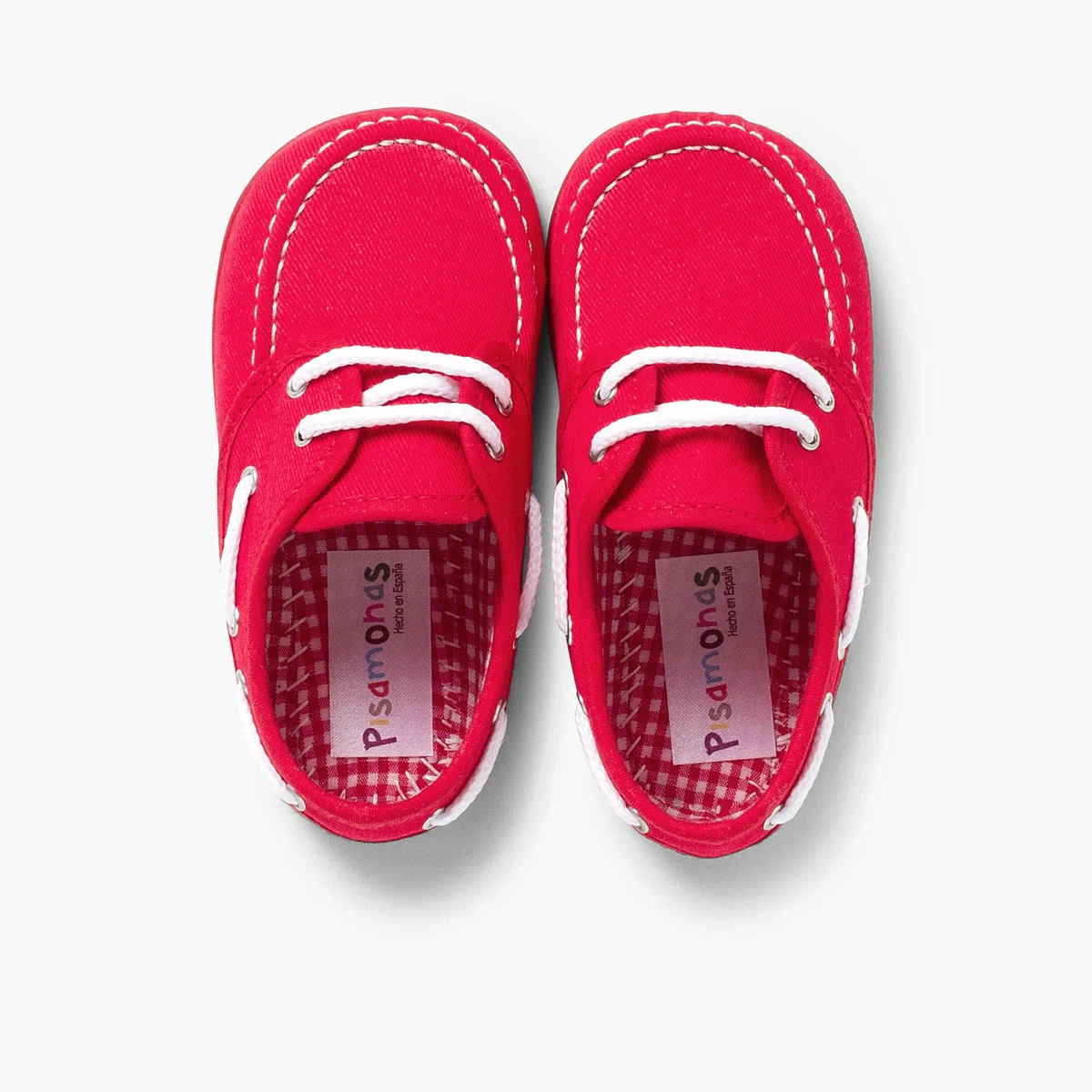 Pisamonas Náuticos Tela Cordones Niño