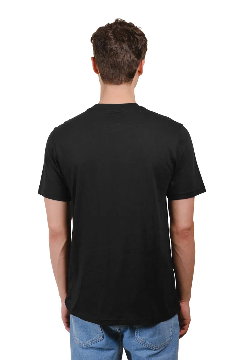 Ultra Game NBA Arched Plexi tee for Men Camiseta de Manga Corta con plexiglás arqueado para Hombre, Negro, L