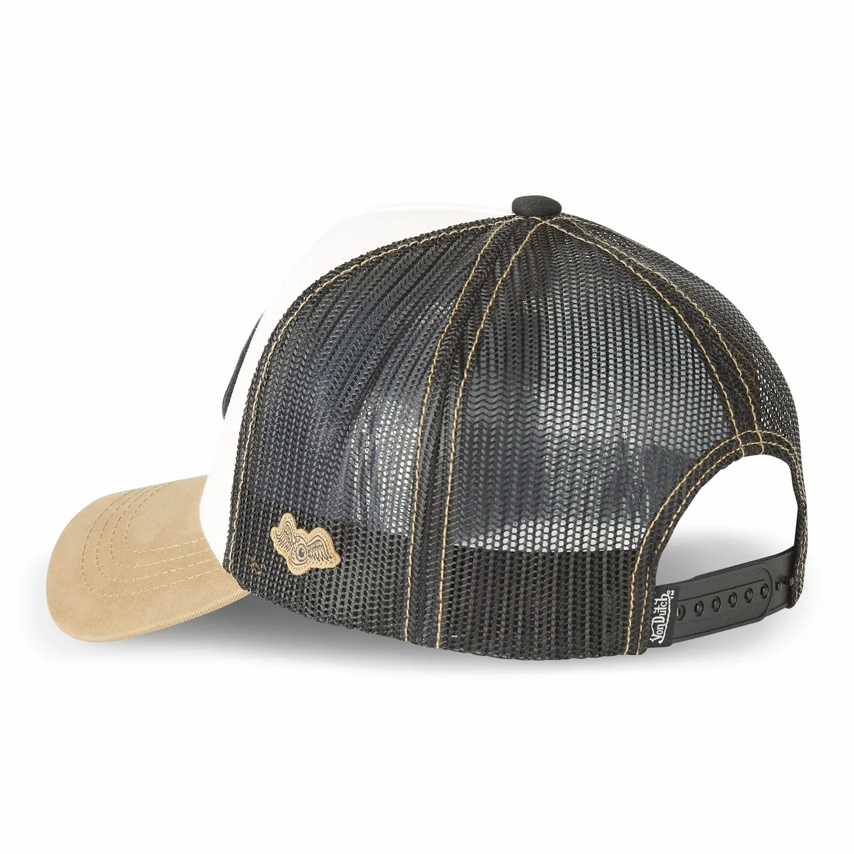 Von Dutch Gorra Classic Tricolour TruckerDutch Mujer/Hombre - de Baseball Malla Beisbol Snapback, con Visera, Visera Verano/Invierno Primavera Verano Otoño Invierno
