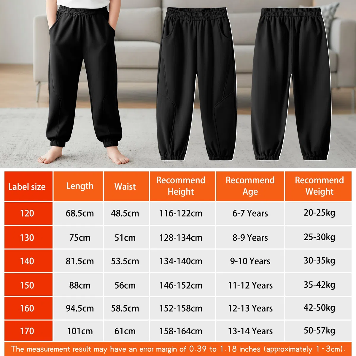 Pantalones Softshell para niños con Forro Polar, Invierno Pantalón Térmicos Impermeables con Bolsillos para niños, Pantalones de para Senderismo Outdoor montaña Trekking, 6-14 años