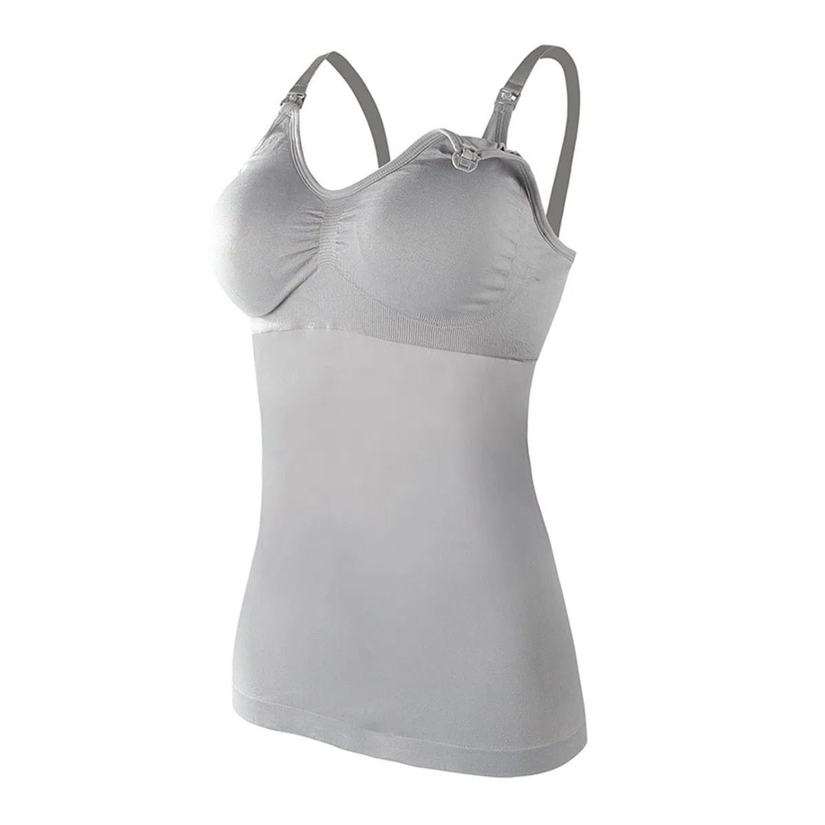 Ropa interior para mujer, conjunto de camisetas de lactancia para mujer, top de sujetador integrado para lactancia, maternidad, camisola Brasieres 2 unidades, con 4 almohadillas para el parto