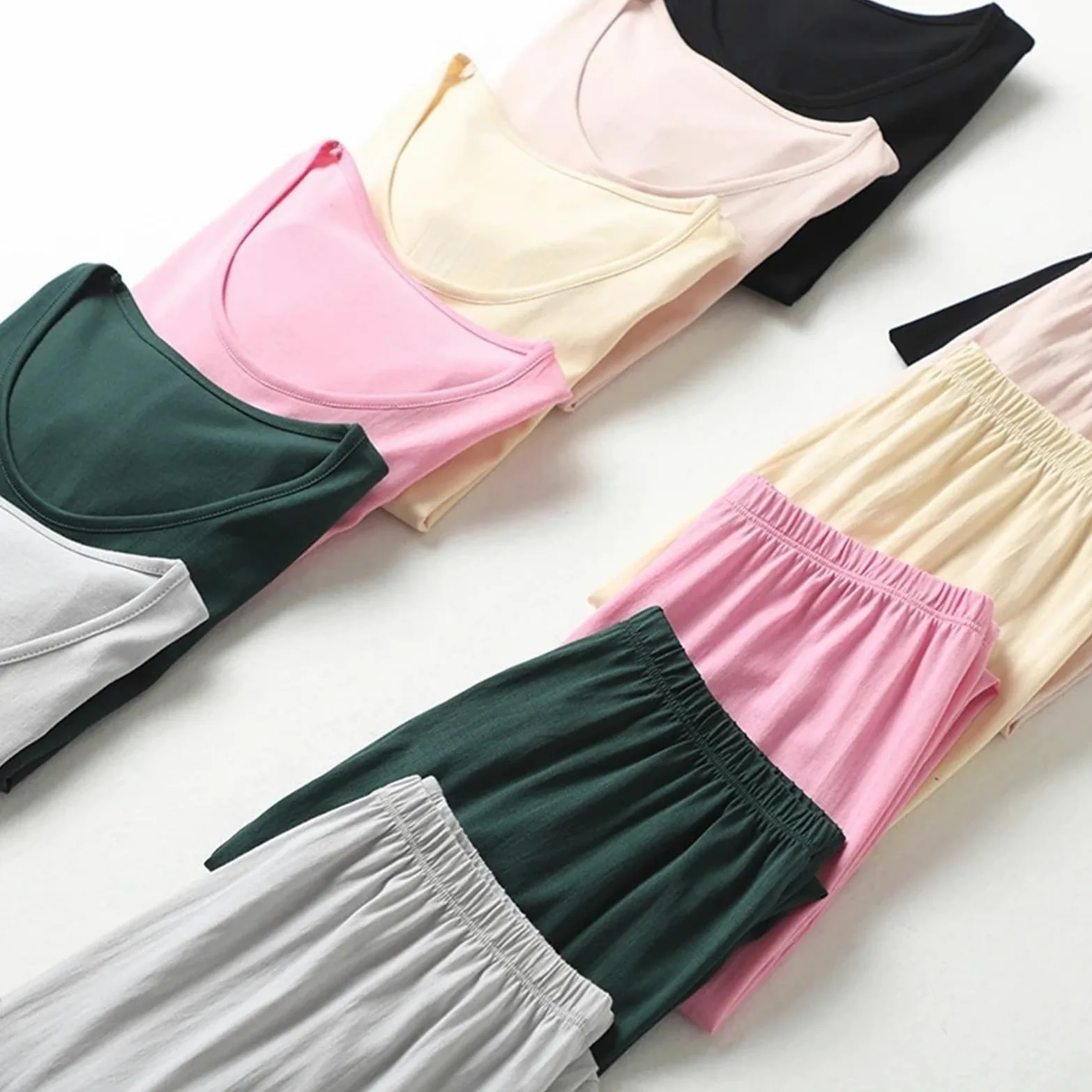 Conjuntos Térmicos Para Mujer Conjuntos de ropa interior térmica for mujer, 80 seda, 20 algodón, conjunto de lencería, ropa interior, ropa de invierno for mujer, pijama de capa Base cálido Conjunto De