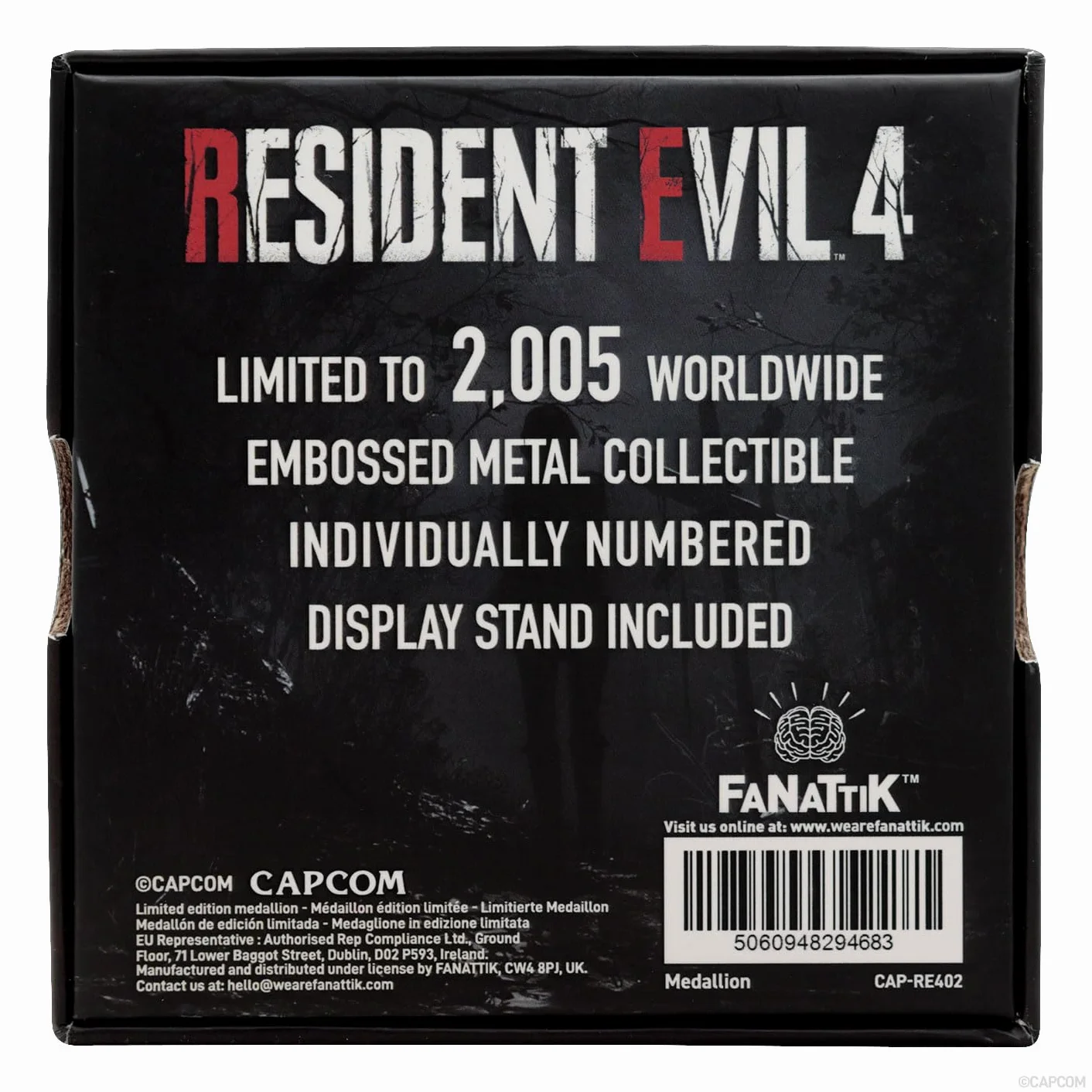 FaNaTtik Resident Evil 4 Bitores Mendez - Medallón de metal coleccionable en cadena