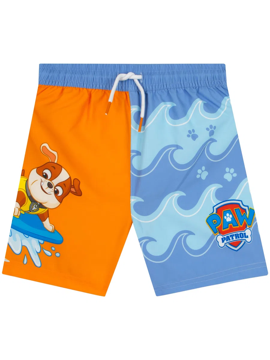 Paw Patrol Bañador Niño, Chase Marshall y Rubble, Bañador Boxer Niño