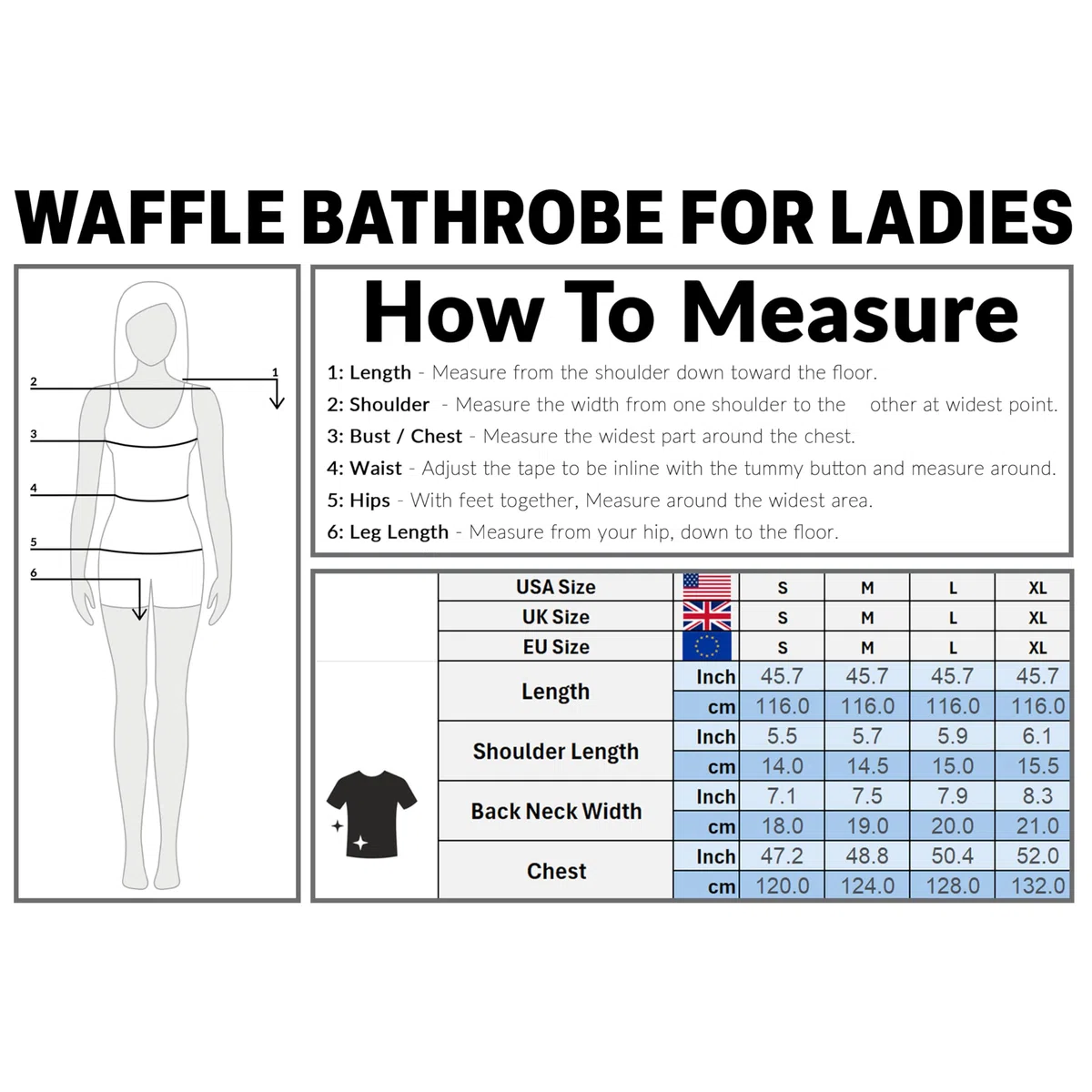 Get Trend Albornoz Mujer Waffle S-2XL, Bata Ligera con Cinturón, Bata Casa Mujer Suave y Transpirable, Regalo para Ella