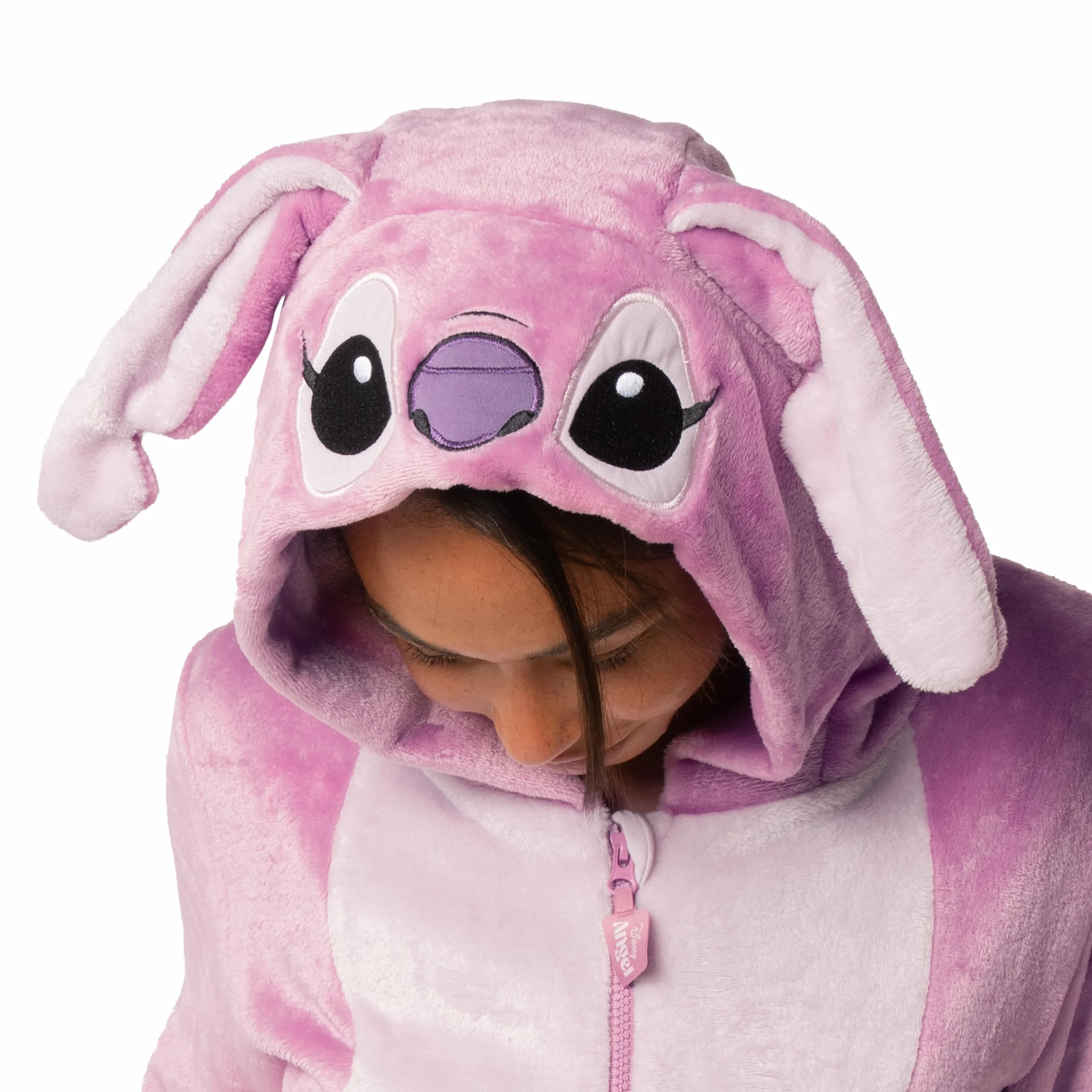 Disney Lilo Y Stitch Body Mujer, Onesie Mujer De Angel, Pijama Stitch para Adultas, Disfraz Pijama De Angel