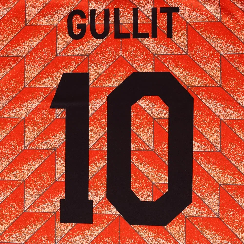 Kingdo Euro 88 Jersey Gullit - Países Bajos - Naranja - Niños y adultos - Niños - Hombre - Camiseta de fútbol - Regalos de fútbol - Camiseta deportiva - Ropa deportiva, naranja, L
