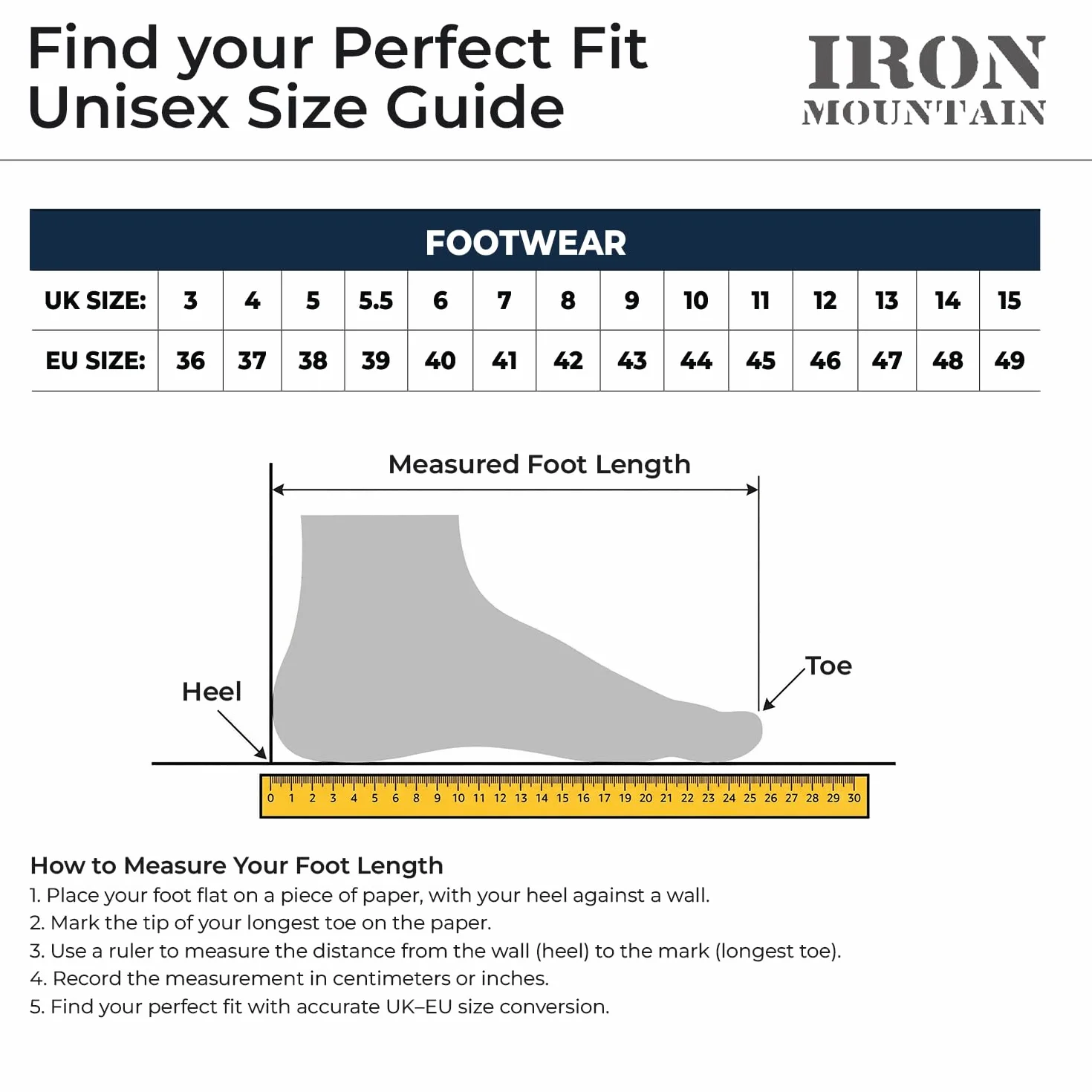 Iron Mountain Botas de Seguridad Impermeables Para Trabajo Y Servicios Públicos Bota de zapato S3 SRCHombre