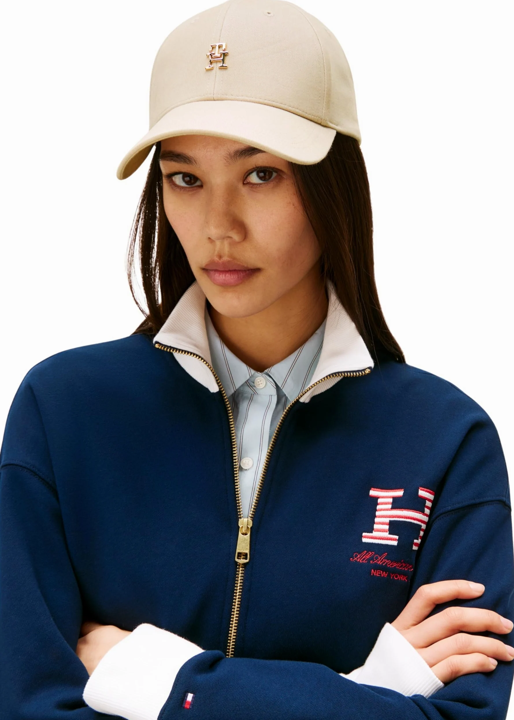 Tommy Hilfiger Gorra Mujer Elevated Chic de algodón