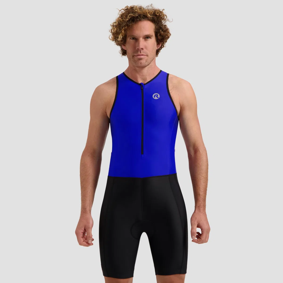 Rogelli - Traje de triatlón para Adulto, Color Azul