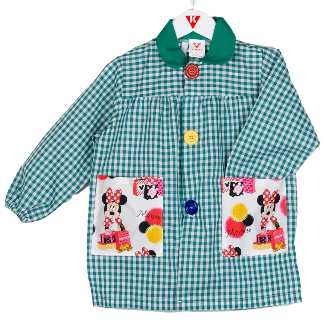 BABY MINNIE GUARDERIA BATA ESCOLAR Niñas