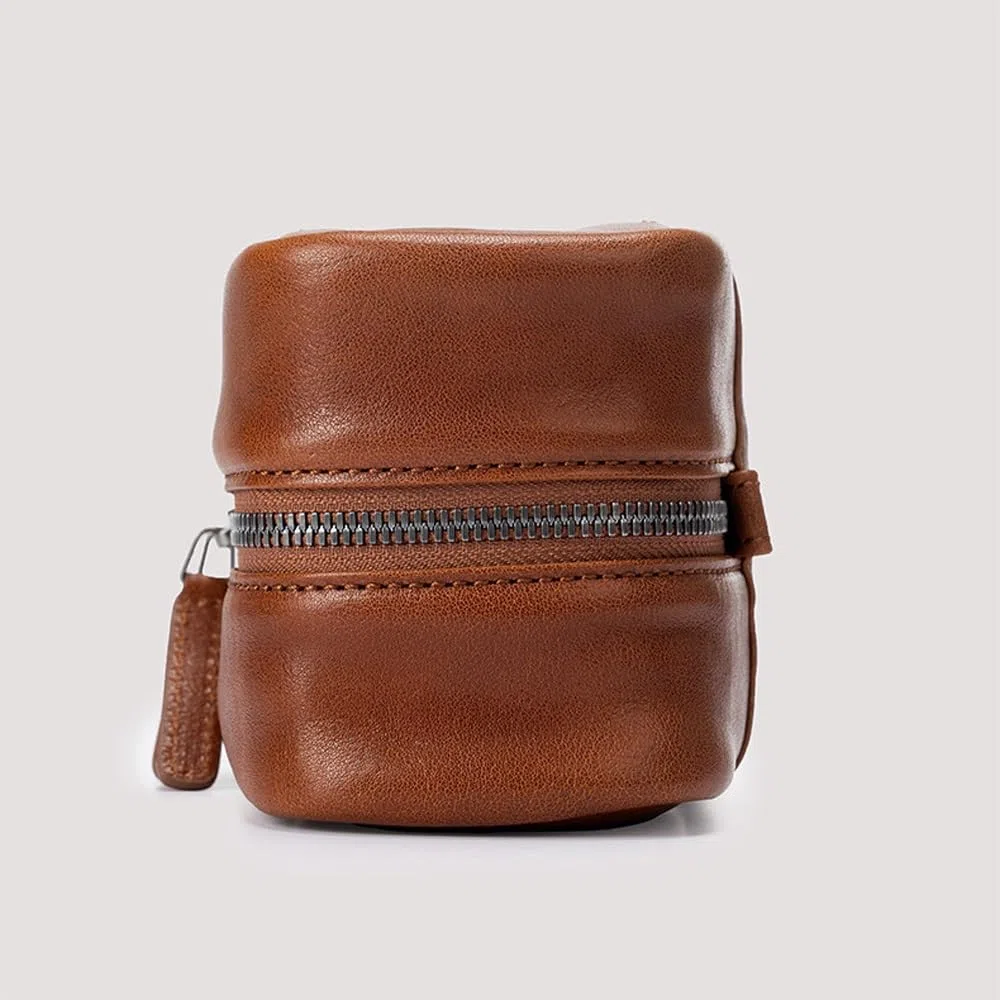 Neceser de Cuero for Hombre, Kit de Viaje y Organizador de higiene, Neceser de Viaje for Hombre(Black)
