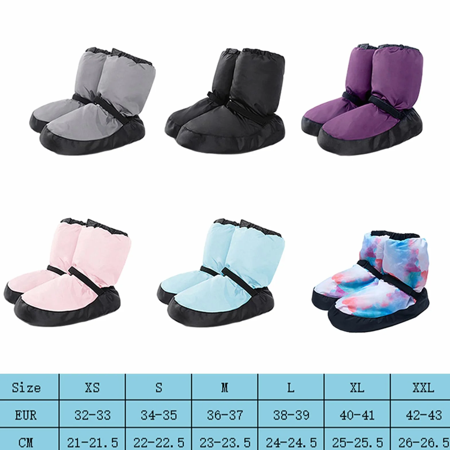 Rosefinch Botas de Calentamiento de Baile para Adultos Zapatillas Botas de Ballet para Mujeres niños Mayores y Zapatos para Mujeres