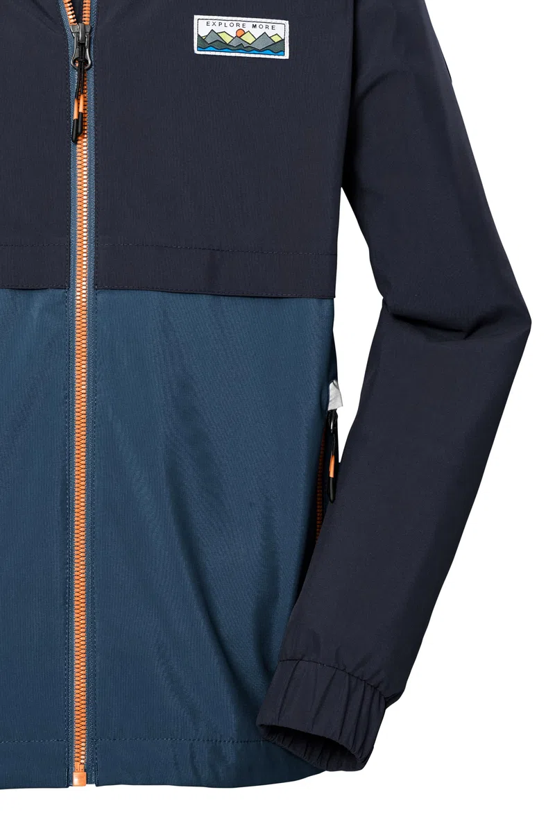 Killtec Kos 141 Bys Jckt Chaqueta funcional impermeable/chaqueta impermeable con capucha Niños (Pack de 1)