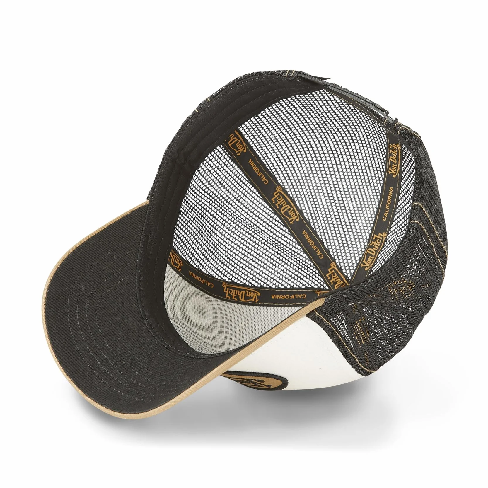 Von Dutch Gorra Classic Tricolour TruckerDutch Mujer/Hombre - de Baseball Malla Beisbol Snapback, con Visera, Visera Verano/Invierno Primavera Verano Otoño Invierno