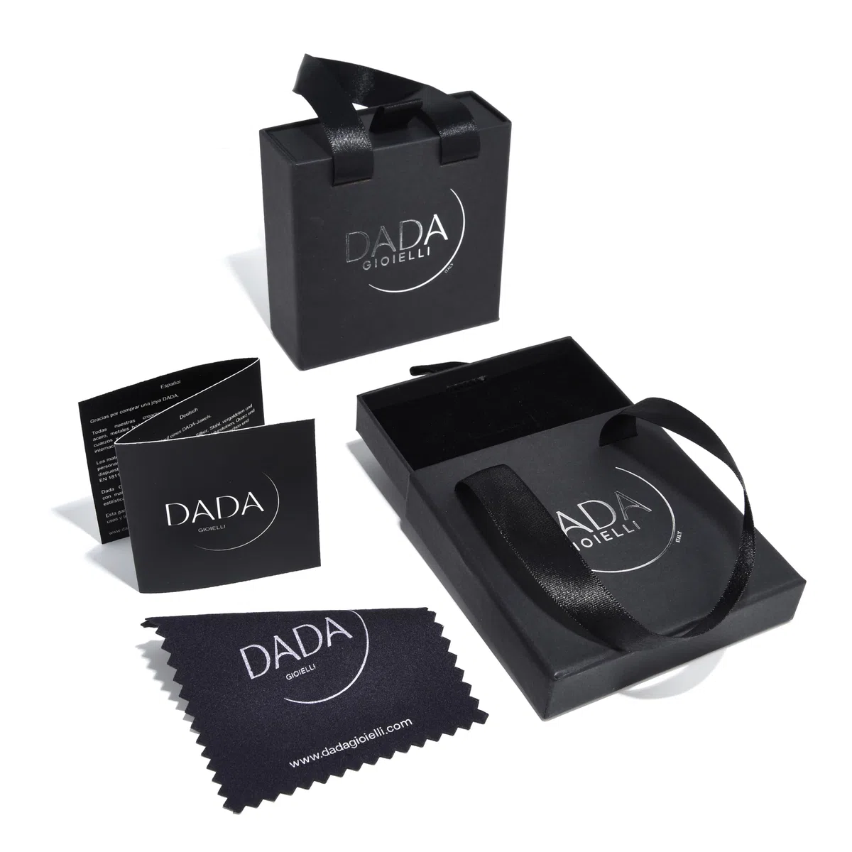 Dada Gioielli - Collar Campana Llamador Ángel Embarazo – Joya sonora Buena Suerte para mamá y bebé Piecito, Trébol, Corazón, Osito, Chupete
