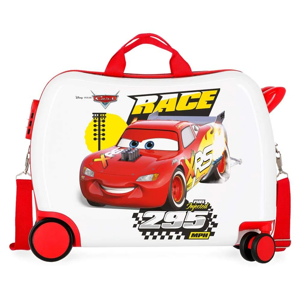 Disney, Cars Joy Maleta Infantil Multicolor 50x38x20 cms Rígida ABS Cierre combinación 34L 2,1 Kgs 4 Ruedas Equipaje de Mano
