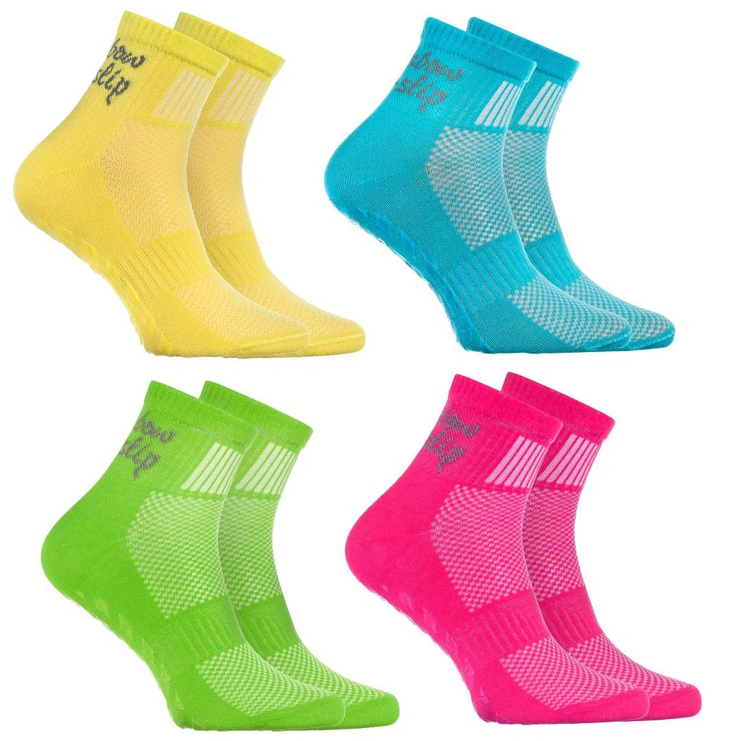 Rainbow Socks - Niñas y Niños Calcetines de Deporte Neon