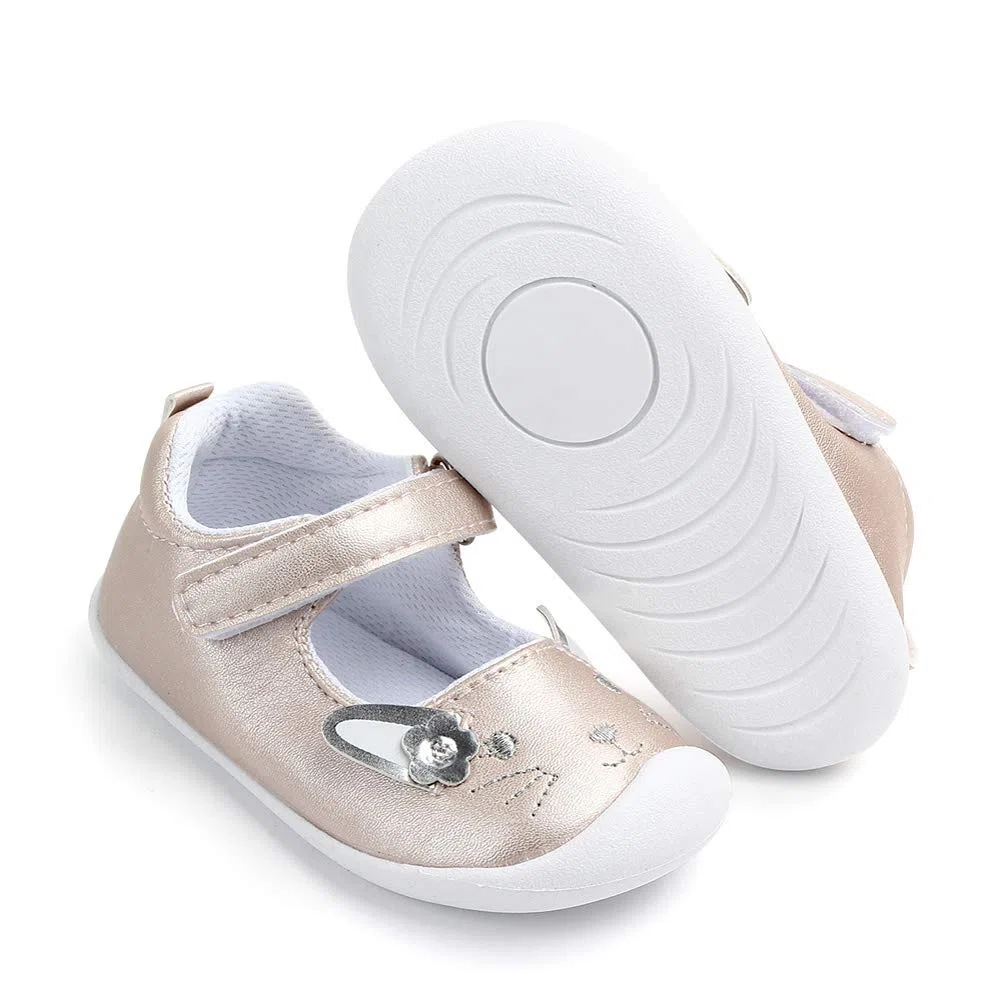 LACOFIA Zapatos Primeros Pasos Niña Antideslizante Calzado de Fiesta Bailarinas Princesa Bebé
