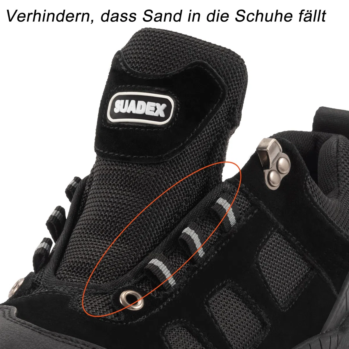 SUADEX Zapatos de Seguridad paraDING1 Ligeros Transpirables con Puntera de Acero Calzado de Seguridad 37-48 EU