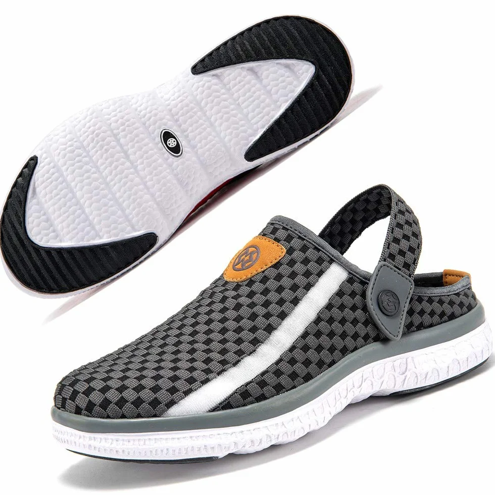 Zuecos y Mules de Verano para Unisex Adulto Slip On Sandalias de Playa Chanclas de Piscina/Casa/Jardín Transpirables Zapatillas Mujer Hombre 36-48