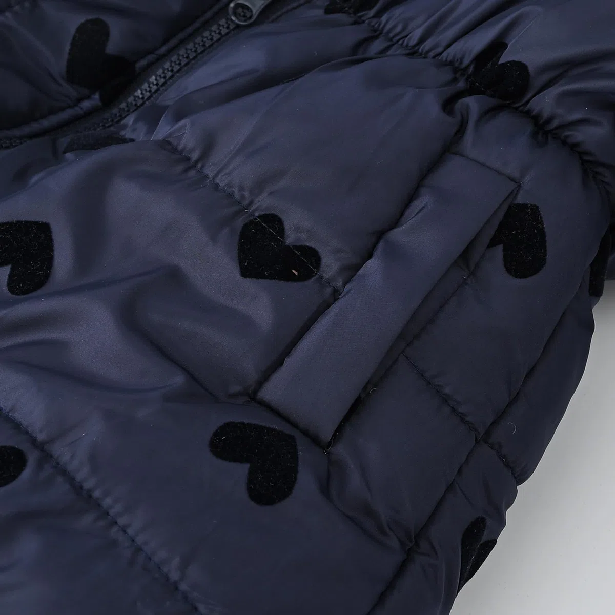 Generisch Abrigo de invierno para niños y niñas, chaqueta con capucha espesar a prueba de viento cremallera caliente ropa de abrigo