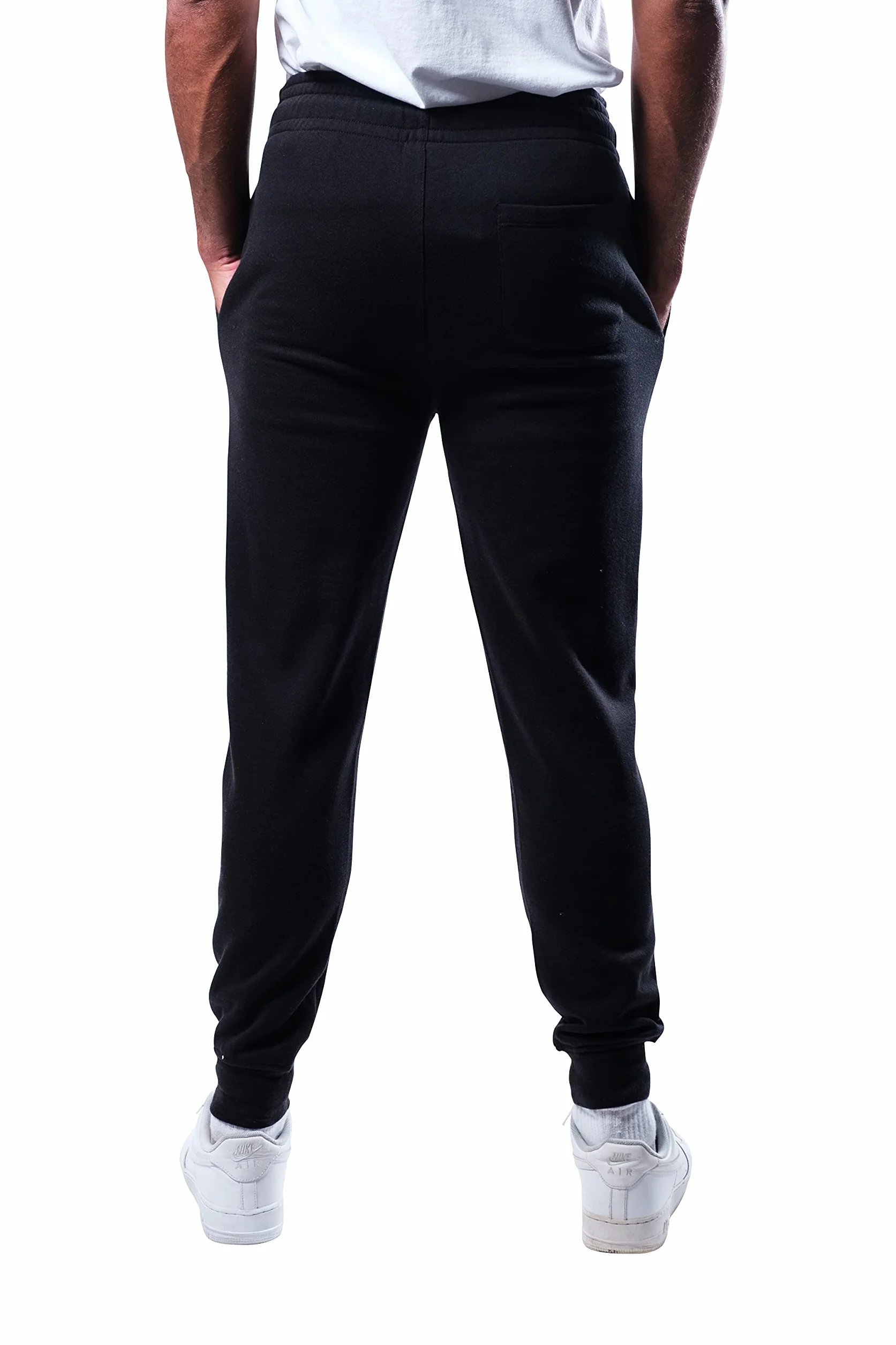 Ultra Game UNK - Pantalones Deportivos para Hombre de NBA, de Felpa Suave, con Logotipo del Equipo - VSF5166M-AM-LL-2XLarge, XXL, Negro