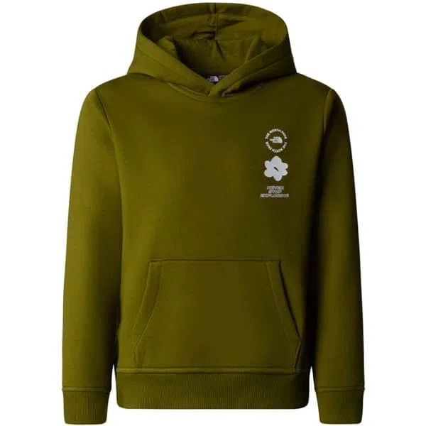 The North Face Girl’s Flower Graphic Relaxed Hoodie Sweatshirt Unisex Adulto (Pack de 1)