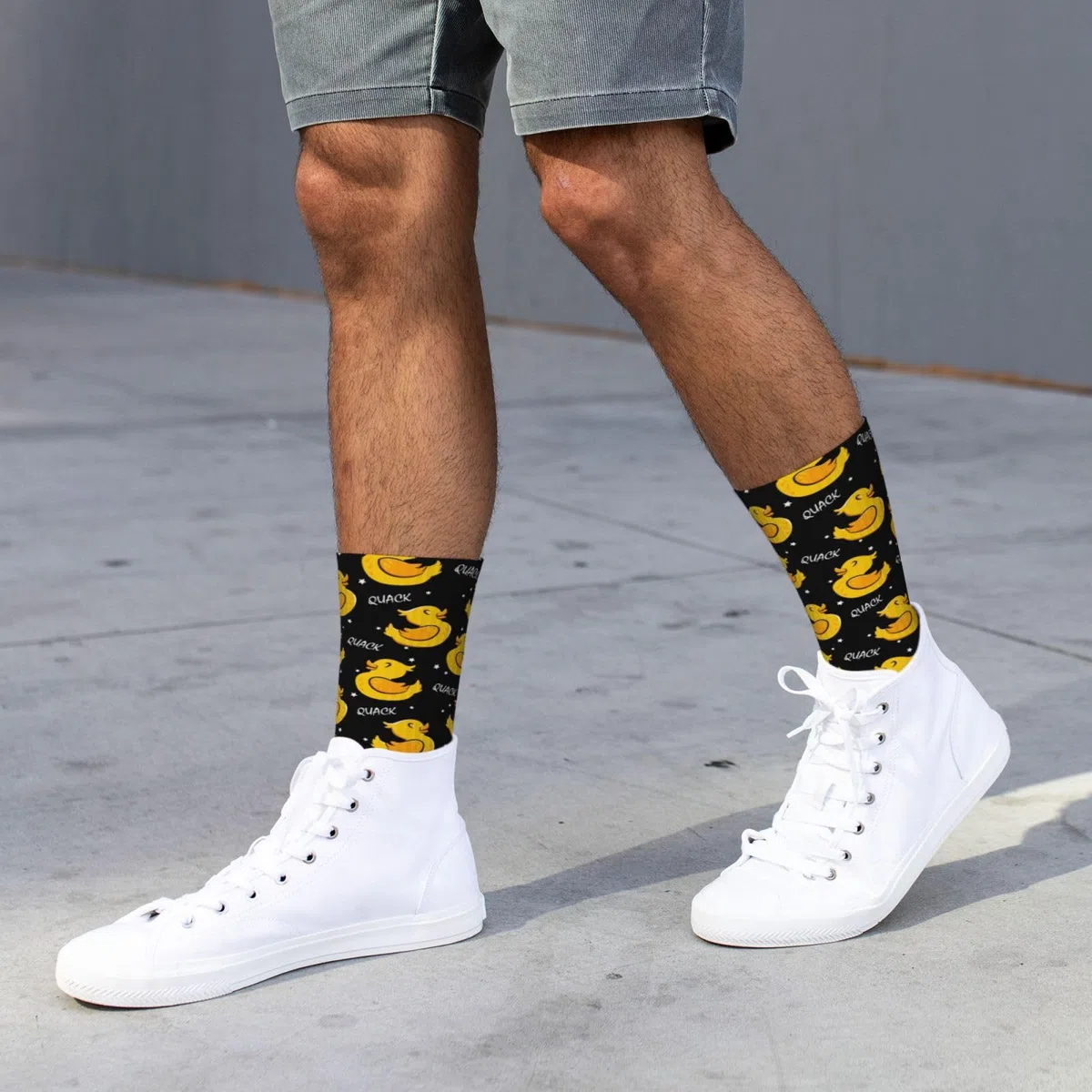 MOLIAN Calcetines deportivos con estampado de leopardo para mujeres y hombres
