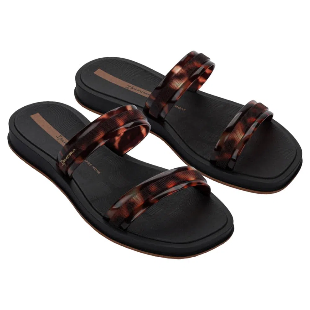 IPANEMA - Chanclas de piscina o diario,sandalias 100% Goma,playeras antideslizantes,animal print,de pala, para: Mujer