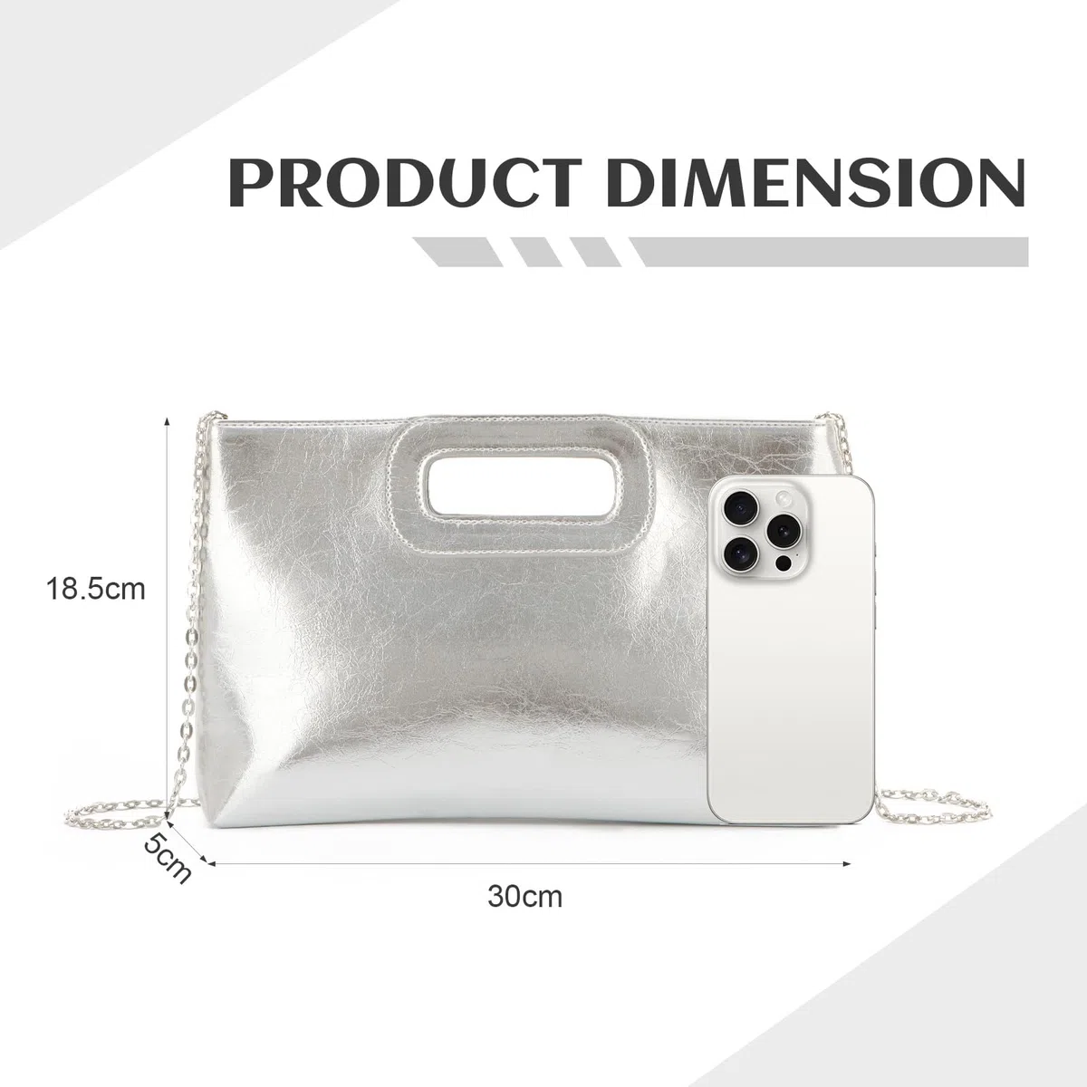 PU Bolso De Mano De Para Mujer Bolso De Formal Elegante Bolso De Mano Bolsos