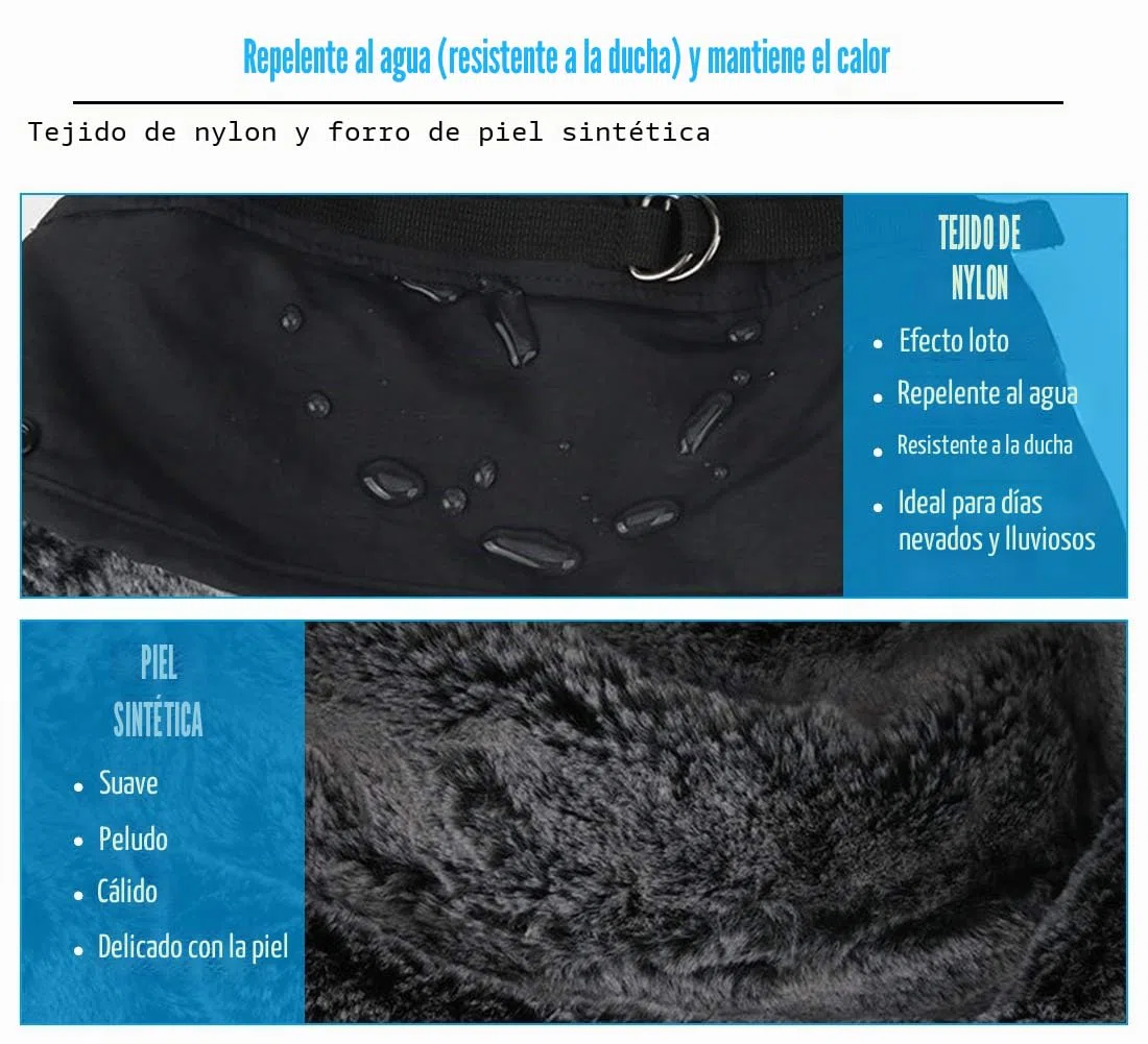 Gisdanchz Unisexo Gorra Invierno con Orejeras - Forrado con Piel Sintética