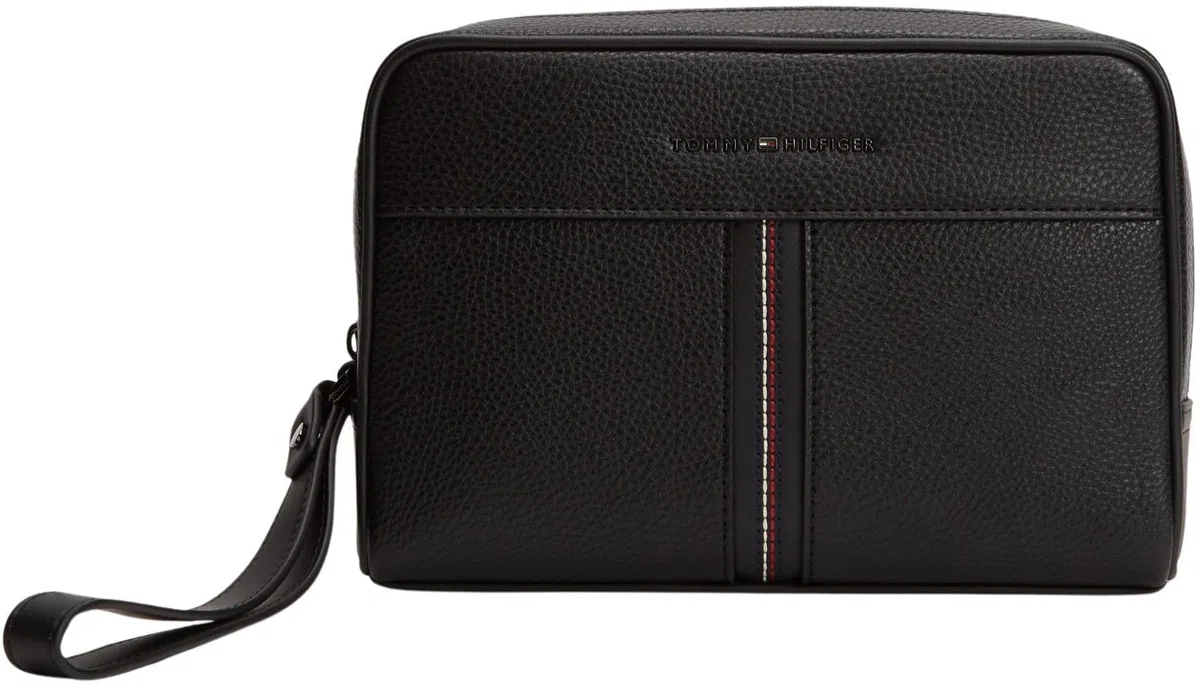 Tommy Hilfiger Th Central Pouch AM0AM14173 - Otros accesorios pequeños, color negro (negro), talla única